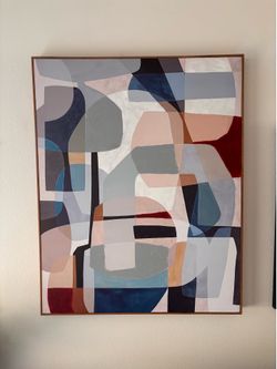 World Market abstract painting