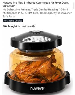 Nuwave infrared countertop air fryer oven sous vide
