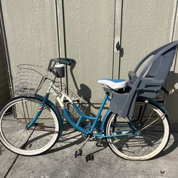 Schwinn beach cruiser With Toddler Seat