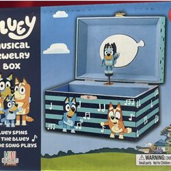 Girls Bluey musical jewelry box