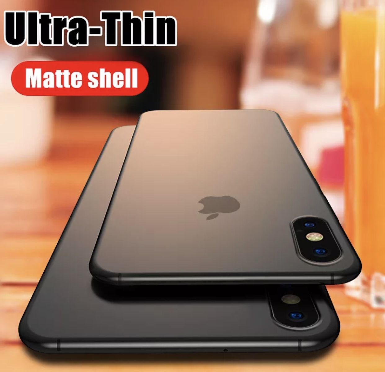 iPhone protective case! **ULTRA THIN** comes in white/black/gray/green.
