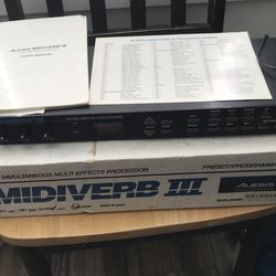 Alexis Midiverb III 3 with box