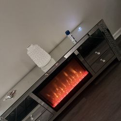 Crystal Fire Place
