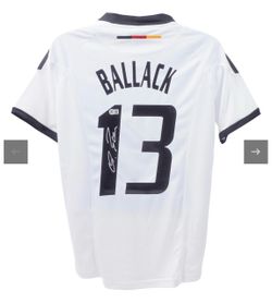 Michael Ballack Signed Germany National Team Adidas Authentic Jersey (Beckett)