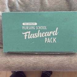 The Complete Nursing School Flash Card Pack