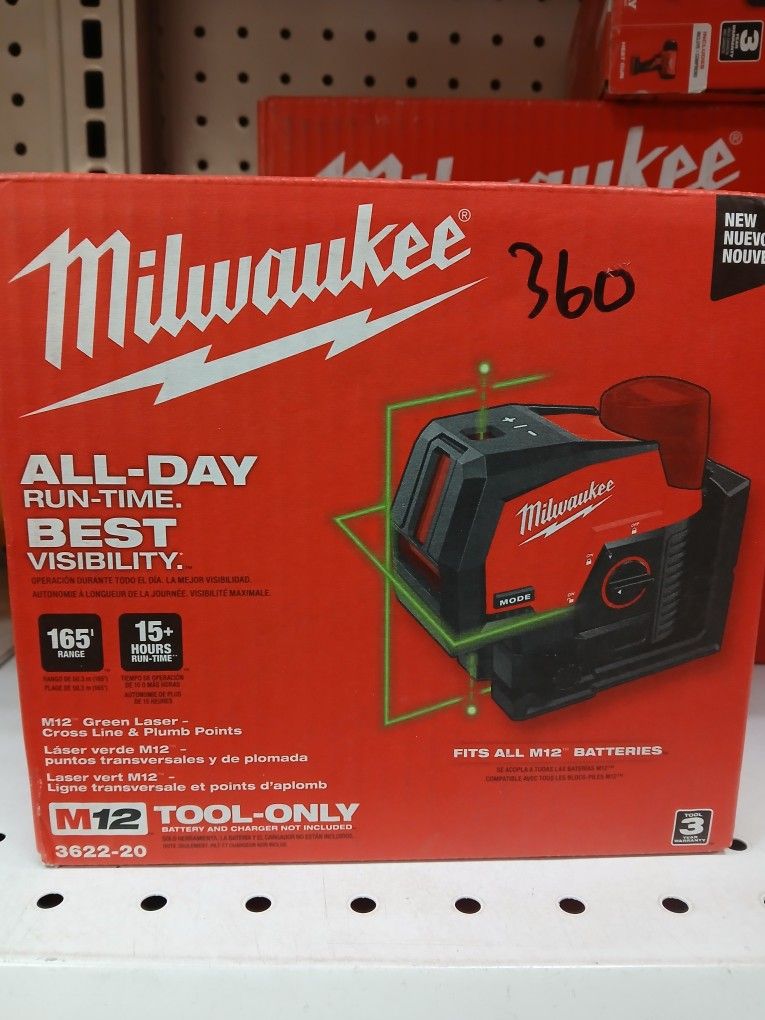 Milwaukee New Laser 12M