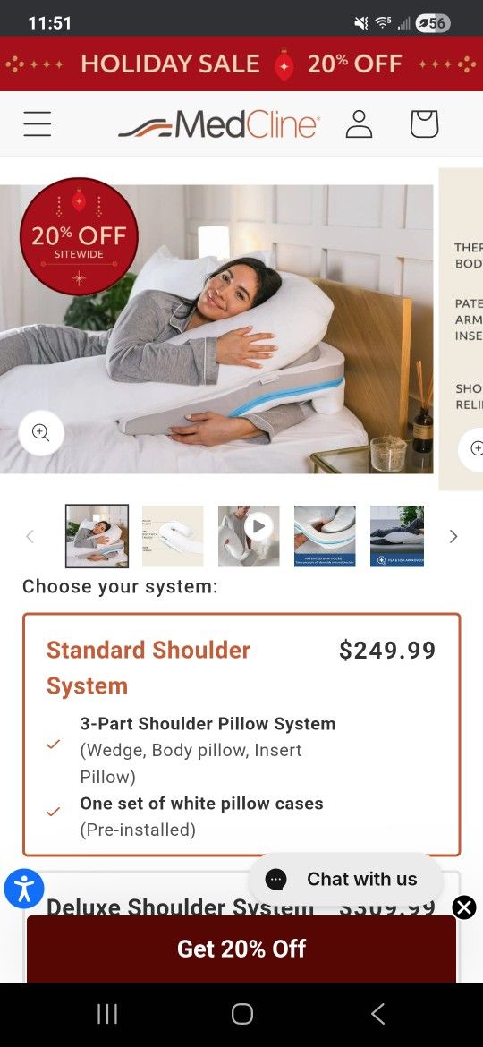 Medicline Shoulder Pillow