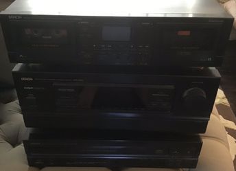 Old school stereo, home theater, surround sound set-up!!