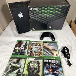 🎮 Microsoft XBOX Series X 1TB Video Game Console & 6 Games