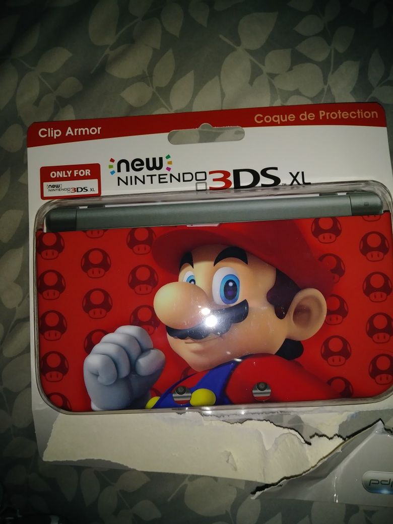 New nintendo 3ds xl mario clip armor
