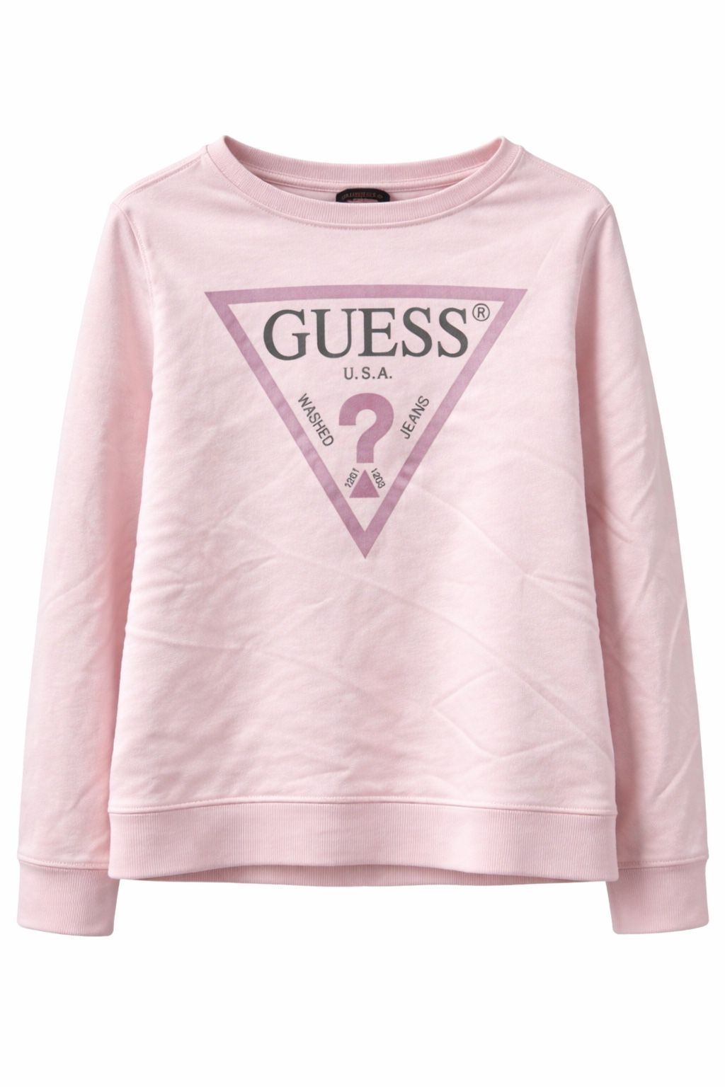 Girls GUESS Pink Crewneck Sweatshirt Size 12 – Like New