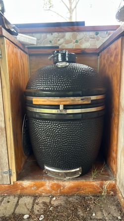 Large Ceramic Kamado Egg Grill