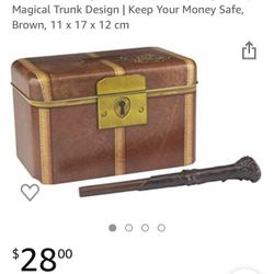 Harry Potter Saving Bank & Wand- Brand New In Box