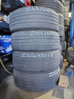 265/60R18 MICHELIN SET OF 4 TIRES