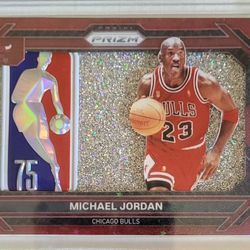 💥MICHAEL JORDAN *CUSTOM* PRIZM LOGOMAN CARD💥