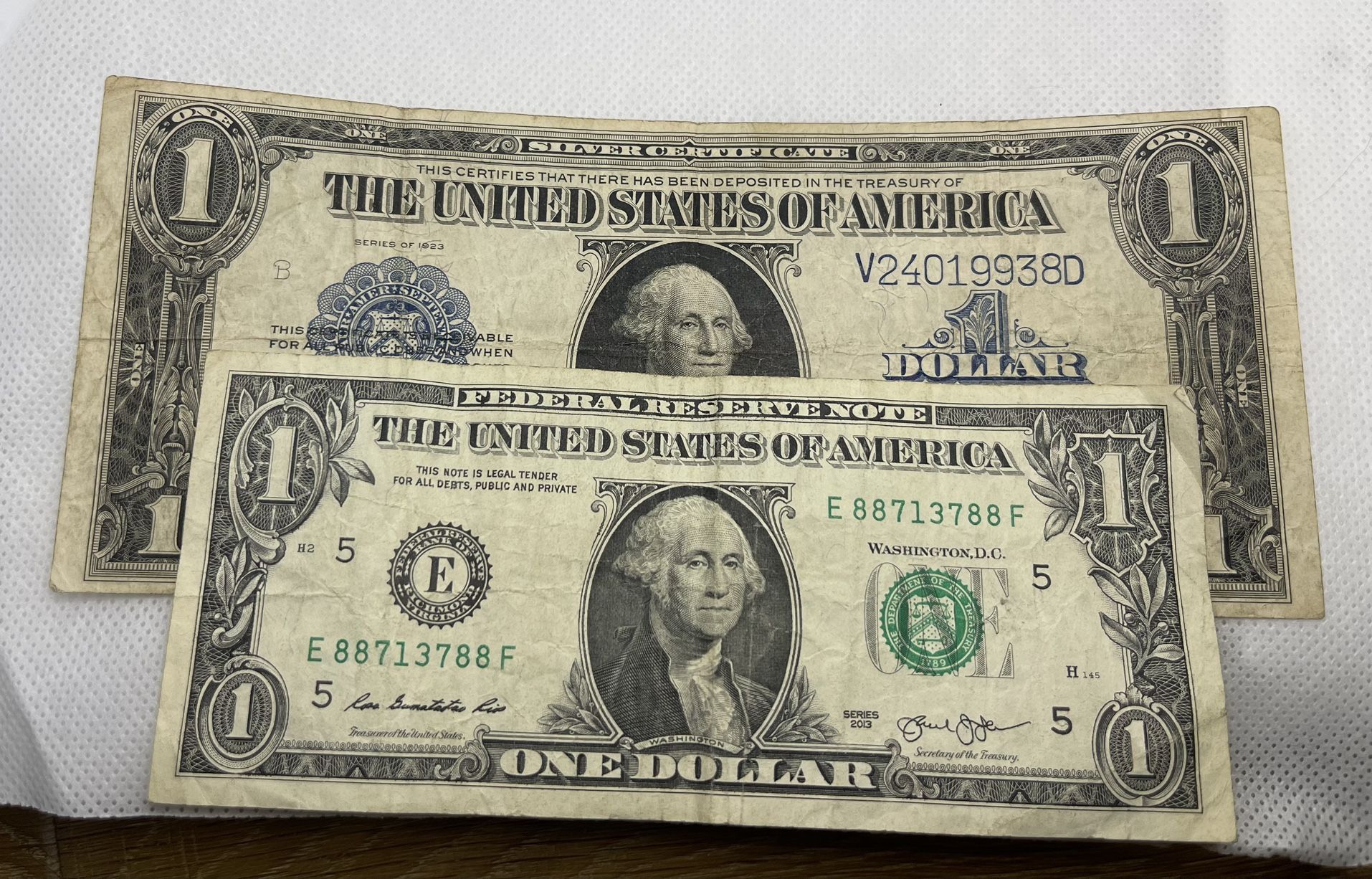 1923 $1 Bill Silver Certificate “Pig Blanket”