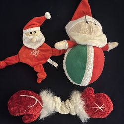 Holiday Plush Dog Toys - Pre Loved