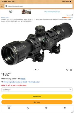 UTG bug buster LPVO 3x9
