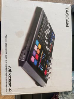 TASCAM Mixcast 4 Podcast Mixer / Audio Interface LIKE NEW