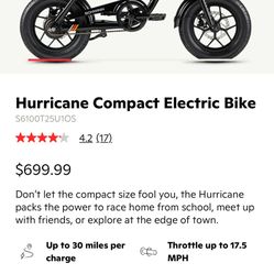 Schwinn Hurricane Electric Bike