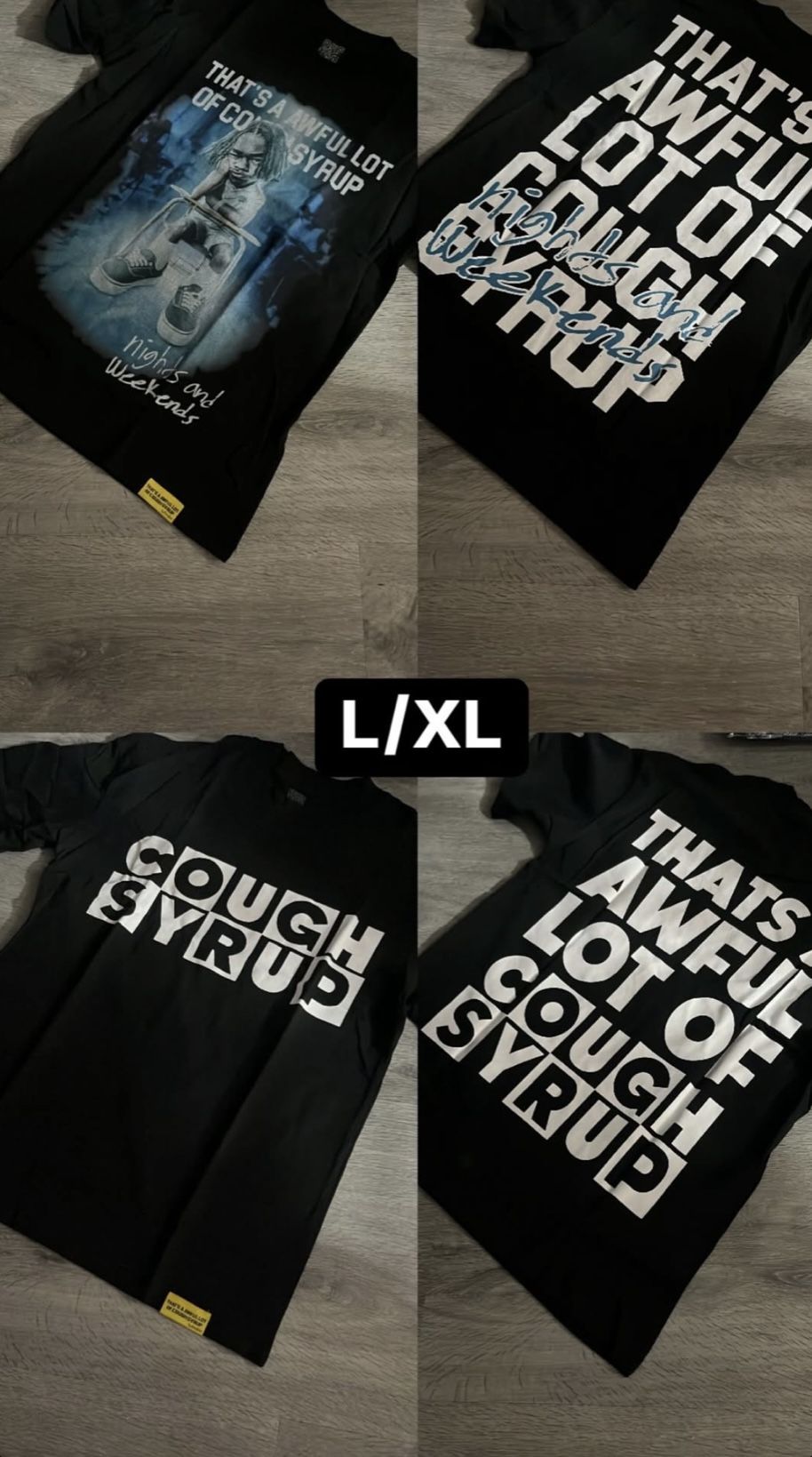 Awful Lot Of Cough Syrup Shirts Different Styles