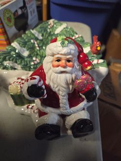 Christmas candy dish