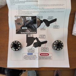 Brand New !!!Can Am/ Motorcycle Weighted End Caps For Handle Bars
