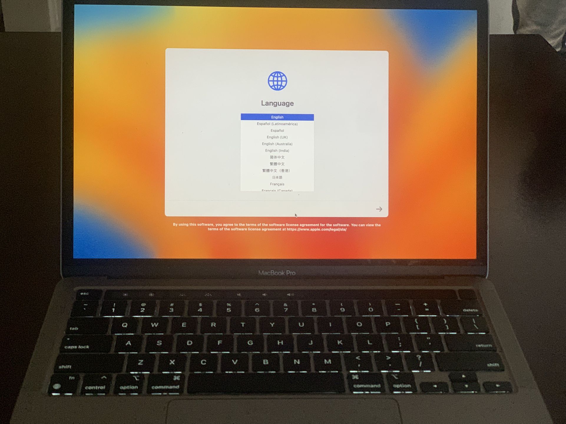 MacBook Pro M2 256gb 8gb Ram