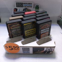 $20 FOR ALL 10 XXLG  TURBO TORCH W/CLIP ON Flip Top