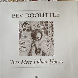 Bev Doolittle Two More Indian Horses