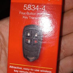Factory Sealed Honeywell 5834-4 4 Button Fob