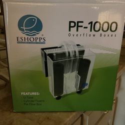 Eshopps PF 1000 OVERFLOW BOX $100.00 Or Best Offer