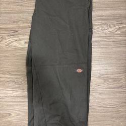 dickies double knee pants dark grey 30x32