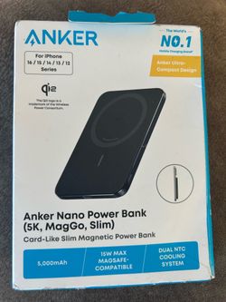 Anker Nano Power Bank 5000mAh MagGo Slim Magnetic Charger for iPhone