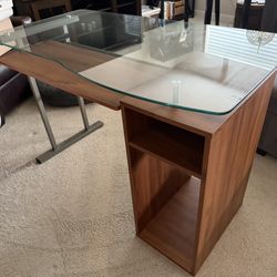 Desk with Glass Top