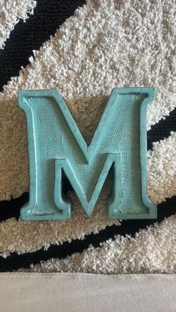 Letter “M” Home Decor