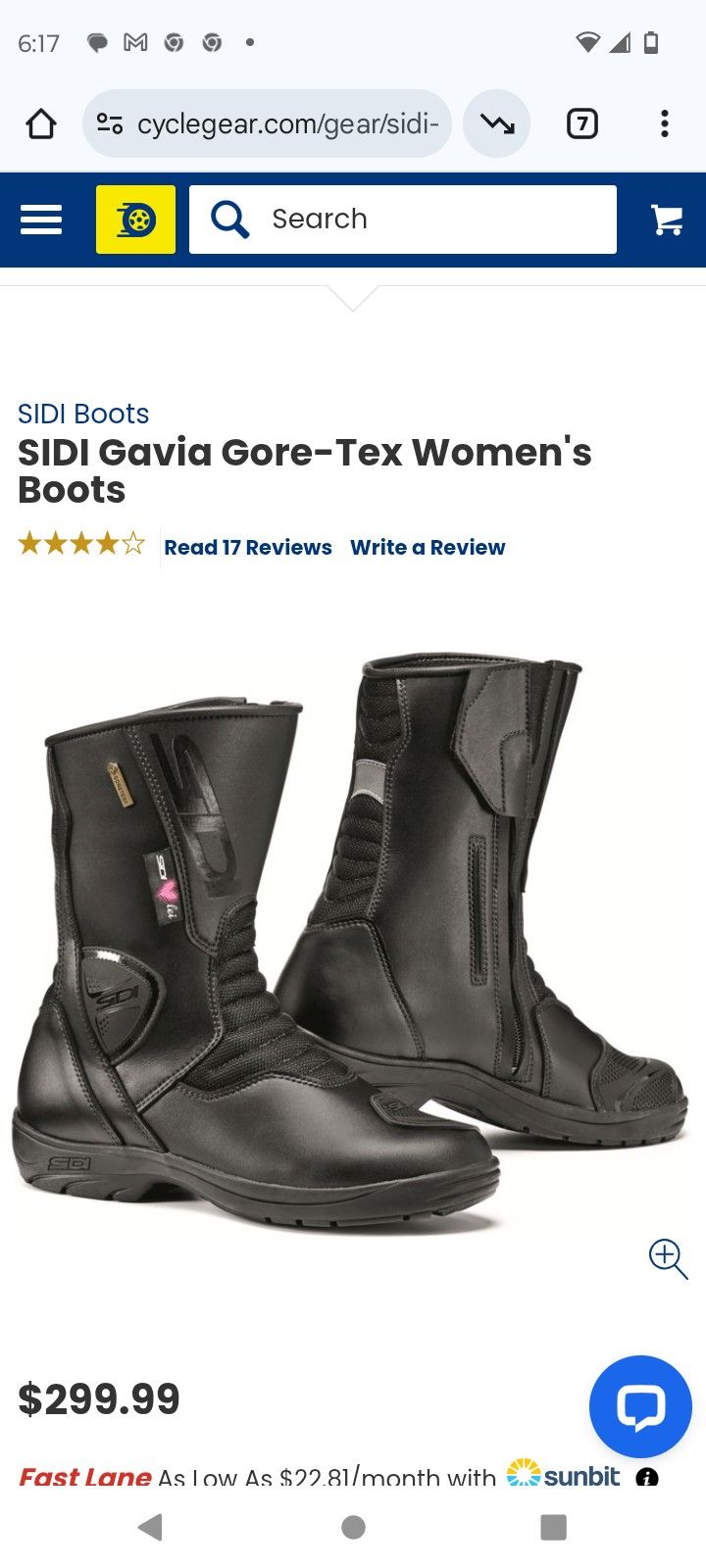 Sidi Gavia Ladies Boots New Size 8.6 $50