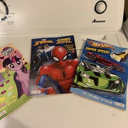 Set Of Three New Coloring Books Only Free With A Purchase Of Any Kids Item Or You Must Make A Purchase