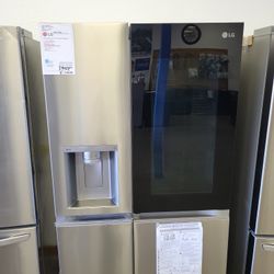 Side By Side Instaview Door-in-Door Refrigerator 