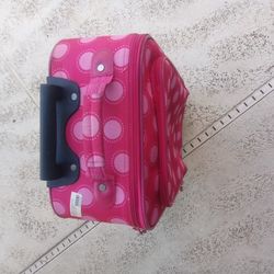 Girls Pink Rolling Luggage 