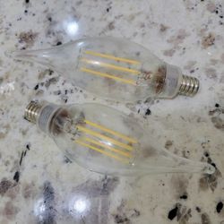 E12 White 60Watt equivalent daylight 5000k bulbs