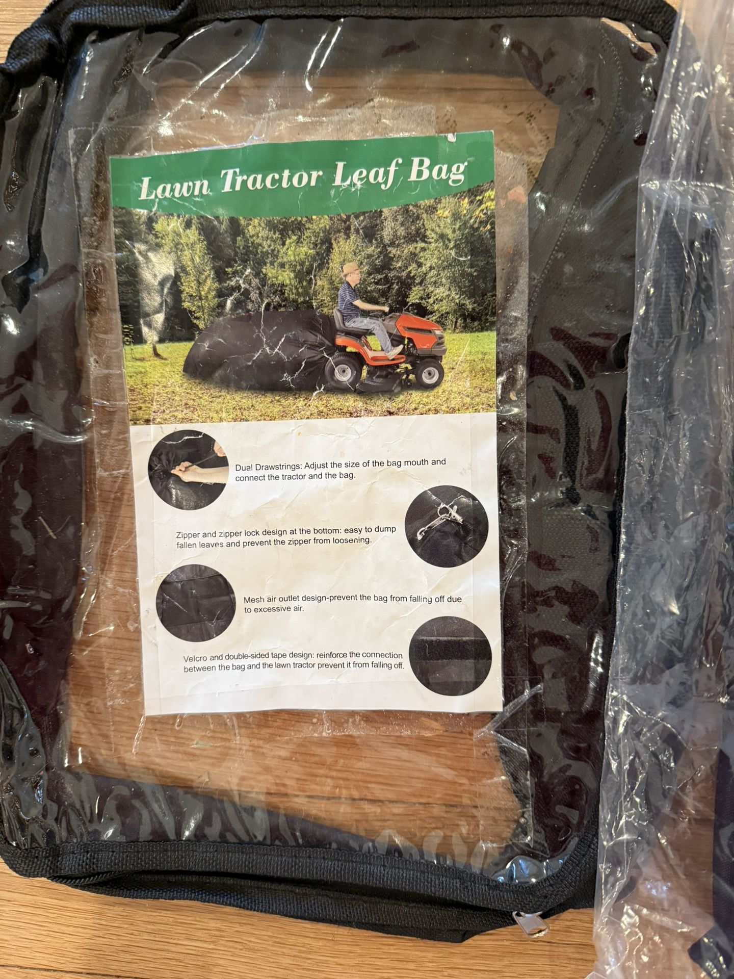Lawn tractor leaf bag- FREE