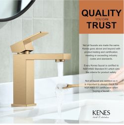 Champagne Bronze Bathroom Faucet 1 Hole, Single Handle Vanity Faucet I only have 1 $49