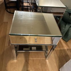 Glass Side Tables Or Night Stands 