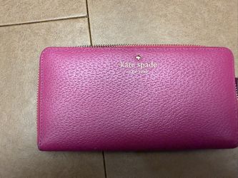 Kate Spade Large Pink Leather Wallet
