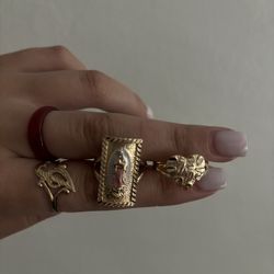 Gold rings both for 60$