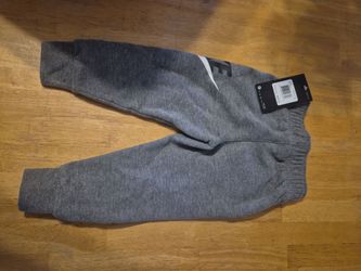 Nike Kids Gray Fleece Jogger Pants