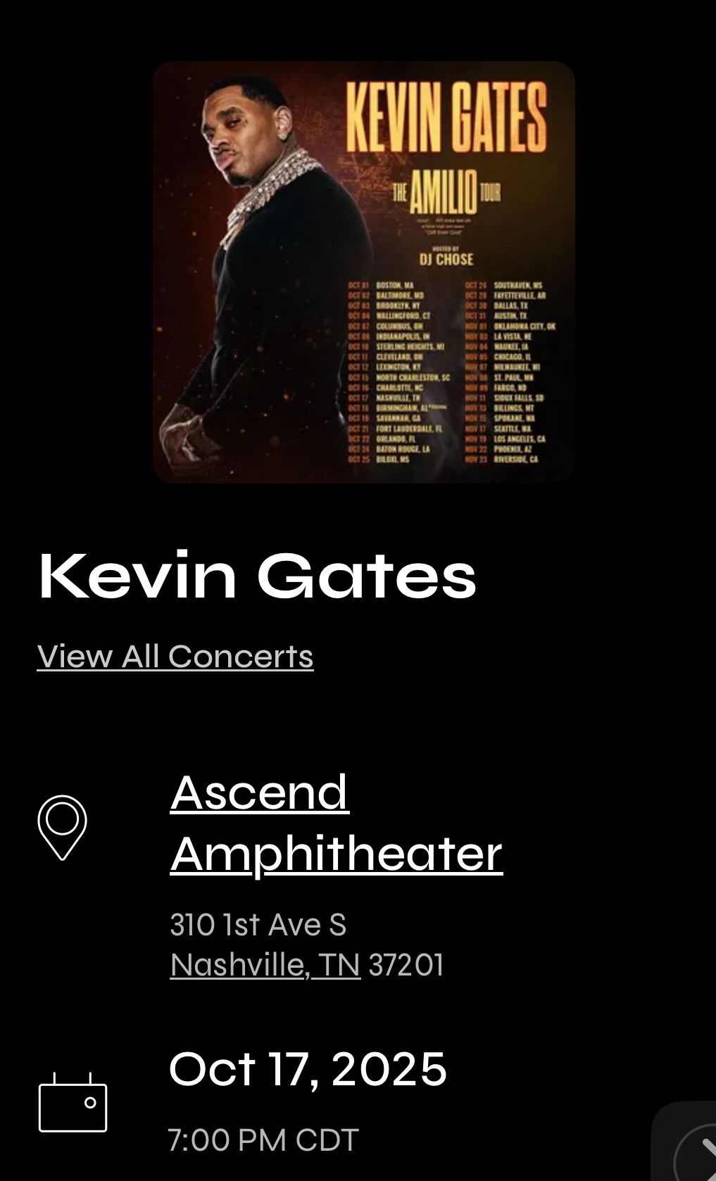 Kevin Gates Concert