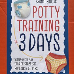 Potty Training in 3 Days parenting book (paperback)