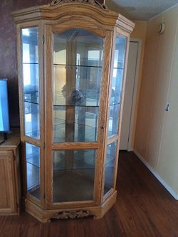 Oak hutch